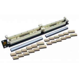 100-парный 110 кросс LANMASTER 19" 1U, блоки в комплекте